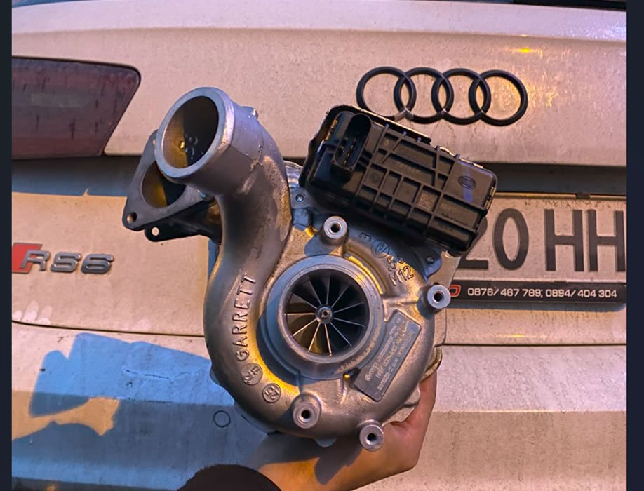 Audi RS6 Turbo Center’da Garrett Turbo İşlemleri görseli